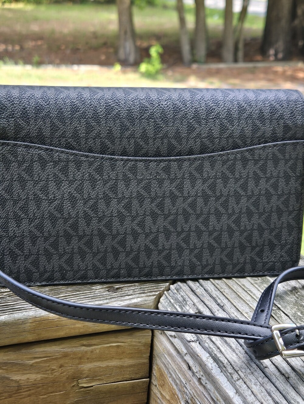 NWT Michael Kors Black Signature Crossbody Bag - Picture 7 of 7